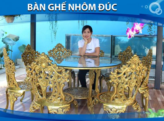 Bàn Ghế Nhôm Đúc qc